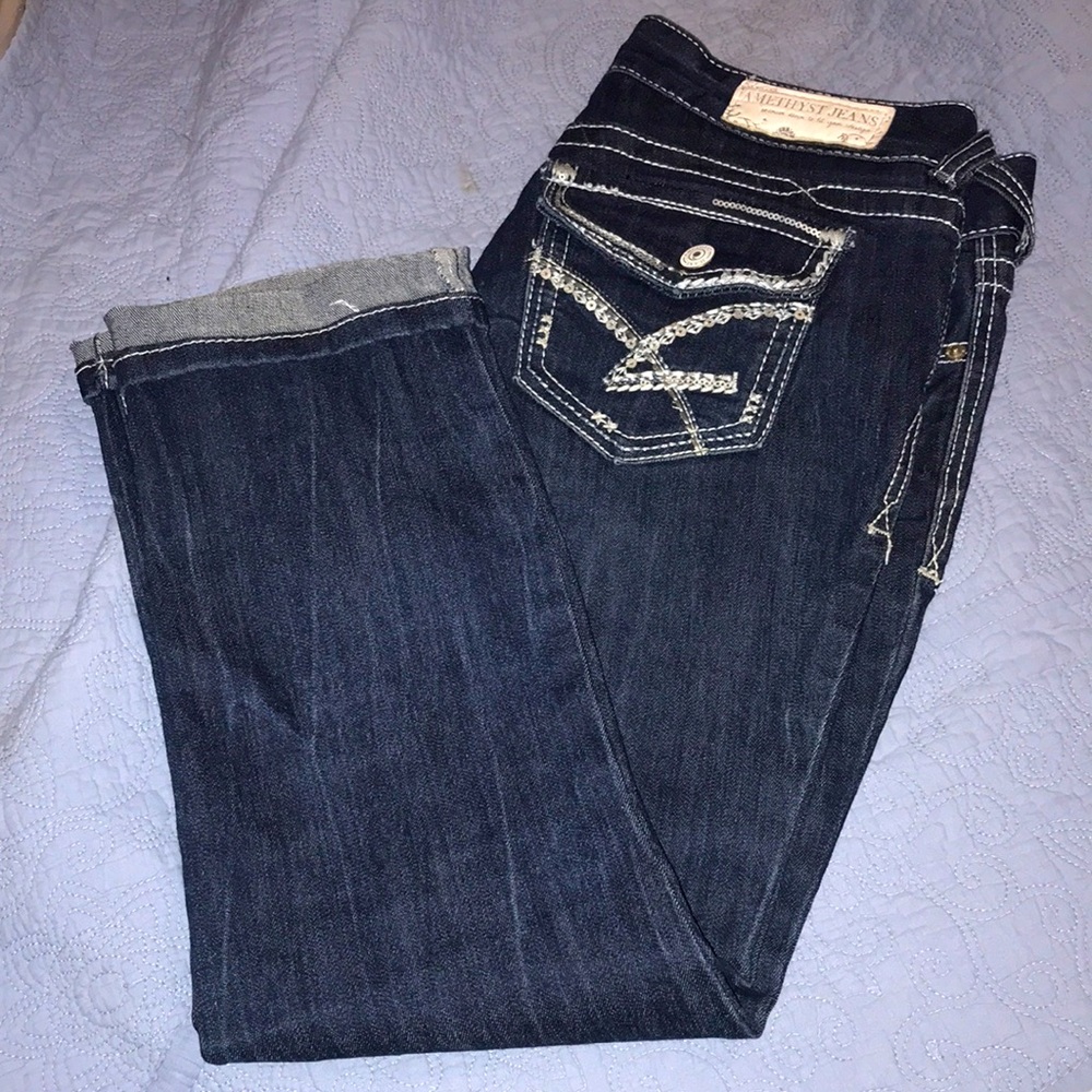Amethyst Cropped Jeans size 9